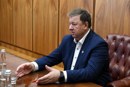 Владимир Кашин провел рабочую встречу с главой Хакасии Валентином Коноваловым