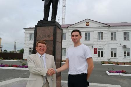Н.Н. Иванов с рабочим визитом посетил Горшеченский район Курской области