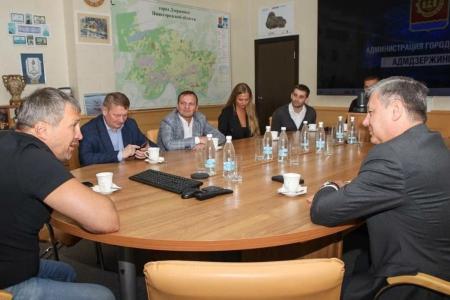 Дмитрий Новиков обсудил перспективы развития Дзержинска с его главой Иваном Носковым