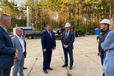 В.И. Кашин осмотрел ход строительства инфекционного корпуса Центральной городской клинической больницы Ульяновска
