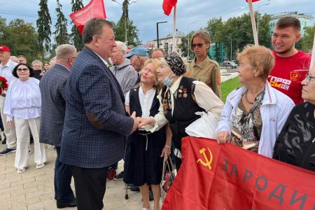 Состоялся рабочий визит заместителя Председателя ЦК КПРФ Владимира Кашина в городской округ Люберцы