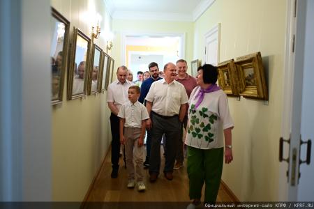 Г.А. Зюганов посетил музей-заповедник И.С. Тургенева "Спасское-Лутовиново" в Орловской области