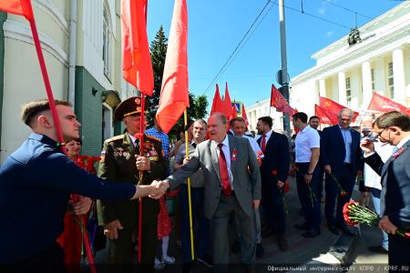 Продолжается рабочий визит Председателя ЦК КПРФ Г.А. Зюганова в город Орел. Второй день