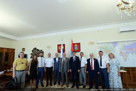 Продолжается рабочий визит Председателя ЦК КПРФ Г.А. Зюганова в город Орел. Второй день