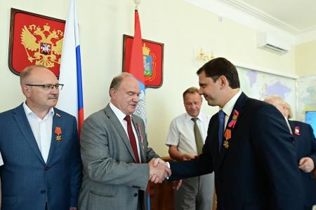 Продолжается рабочий визит Председателя ЦК КПРФ Г.А. Зюганова в город Орел. Второй день