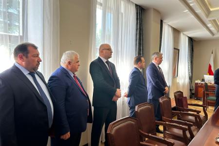 Л.И. Калашников, К.К. Тайсаев приняли участия в мероприятиях, посвященных 15-летию признания независимости Республики Южная Осетия Российской Федерацией