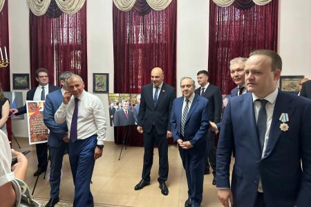 Л.И. Калашников, К.К. Тайсаев приняли участия в мероприятиях, посвященных 15-летию признания независимости Республики Южная Осетия Российской Федерацией
