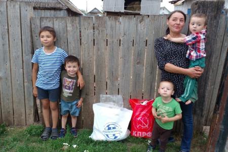 Гуманитарная помощь доставлена семьям Азнакаевского района Татарстана