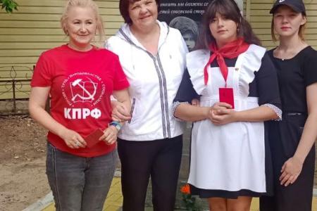 В Забайкалье коммунисты и пионеры Нерчинска приняли участие в праздновании 370-летия со дня основания города