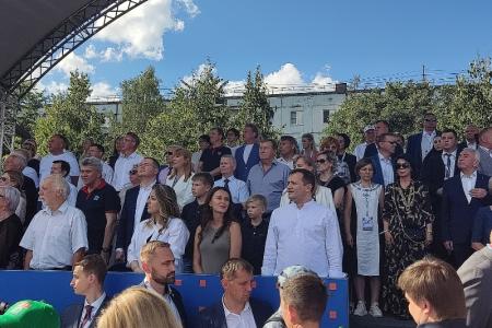 Ленинградская область. Сергей Пантелеев принял участие в праздничных мероприятиях