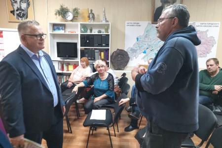 Кандидат на должность Губернатора Московской области от КПРФ Александр Наумов провел встречу с жителями Орехово-Зуева
