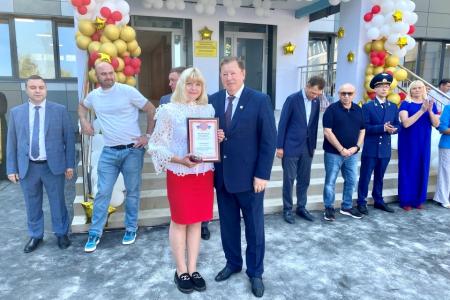 Владимир Кашин выступил на открытии после ремонта Краснопоймовской средней школы