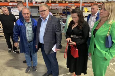 Кандидат в Губернаторы Московской области от КПРФ Александр Наумов c рабочим визитом посетил городской округ Лобня