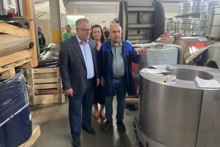 Кандидат в Губернаторы Московской области от КПРФ Александр Наумов c рабочим визитом посетил городской округ Лобня
