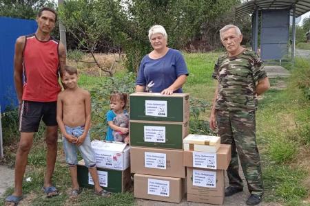 Краснодарский край. Коммунисты Усть-Лабинска помогли пострадавшей от пожара семье