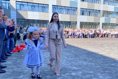 Владимир Кашин выступил на открытии после ремонта Краснопоймовской средней школы