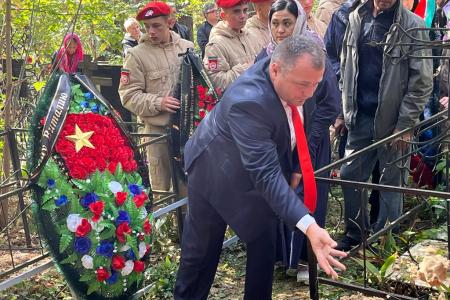Коммунисты Татарстана простились с коммунистом и добровольцев В.Б. Кирсановым, погибшем при исполнении обязанностей воинской службы