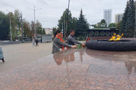 Возложения цветов в Пермском крае