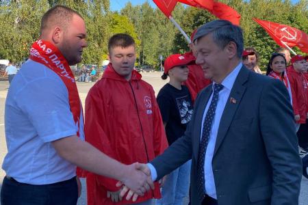 Рабочий визит заместителя Председателя ЦК КПРФ Дмитрия Георгиевича Новикова в Ульяновскую область