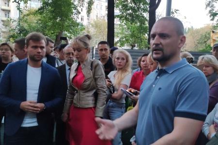 Москва. Л.А. Зюганов поддержал протест граждан против строительства офисного центра в Дорогомилово