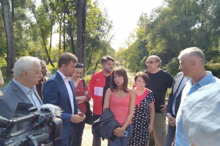 Кандидат на пост мэра Москвы Л.А. Зюганов принял участие в проведении общественной инспекции в долине реки Яуза