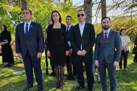 Анастасия Удальцова приняла участие в праздновании Дня независимости Абхазии и 30-летия Победы в Отечественной войне абхазского народа