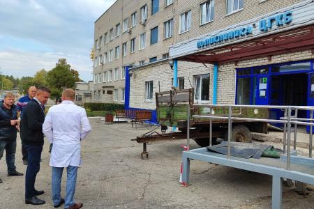 Сенатор Айрат Гибатдинов посетил Ульяновскую Центральную городскую клиническую больницу