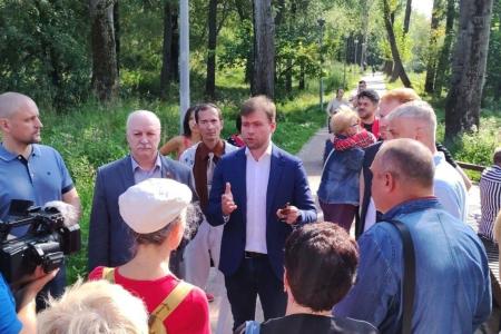 Кандидат на пост мэра Москвы Л.А. Зюганов принял участие в проведении общественной инспекции в долине реки Яуза