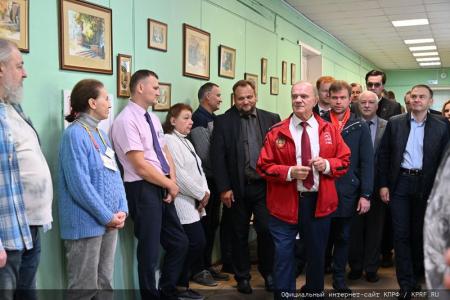 Г.А. Зюганов проголосовал на выборах мэра Москвы