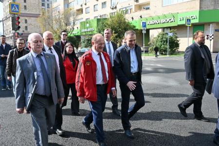 Г.А. Зюганов проголосовал на выборах мэра Москвы