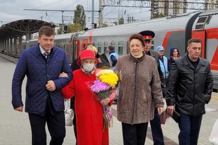 Ветеран Великой Отечественной войны М.М. Рохлина посетила Сталинград