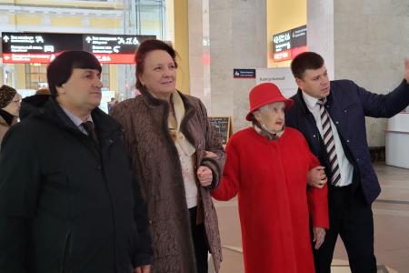Ветеран Великой Отечественной войны М.М. Рохлина посетила Сталинград