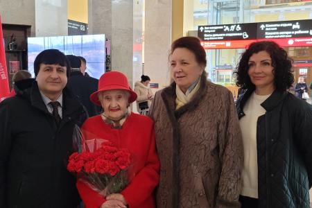 Ветеран Великой Отечественной войны М.М. Рохлина посетила Сталинград