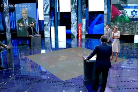 Дмитрий Новиков на Первом канале о палестино-израильском конфликте и стратегии США загребать жар чужими руками
