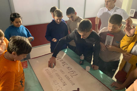 Самарские комсомольцы провели открытый урок в детском лагере