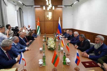 К.К. Тайсаев совершил визит в Абхазию