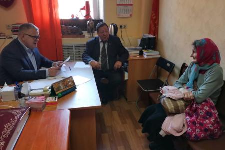 Заместитель Председателя Московской областной Думы – руководитель фракции КПРФ Александр Наумов провел приём граждан в Кашире