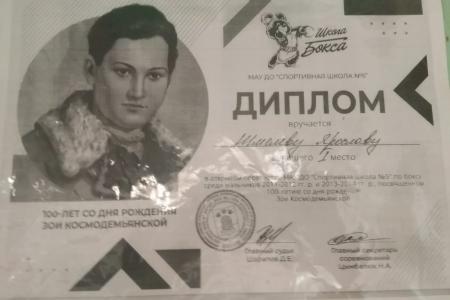 Тамбовская область. Турнир в честь героической комсомолки Зои Космодемьянской