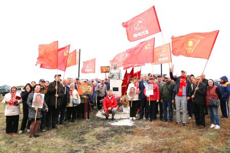 В Мордовии открыли памятник И.В. Сталину
