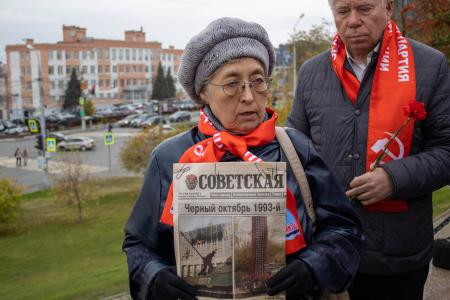 В Удмуртии коммунисты почтили память погибших защитников Советской власти