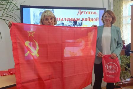 Забайкальские коммунисты презентовали третью книгу «Детство, опалённое войной…» в Оловяннинском районе