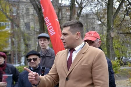Воронежская область. Расправив упрямые плечи, вперёд комсомольцы идут