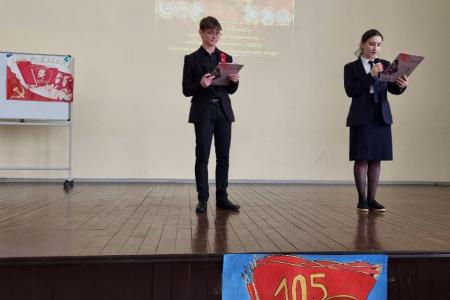 Республика Дагестан. К 105-летию Ленинского Комсомола в Каспийске состоялась встреча с учениками