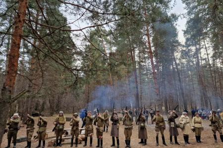 В Нижегородской области реконструировали сражение за высоту 224,1