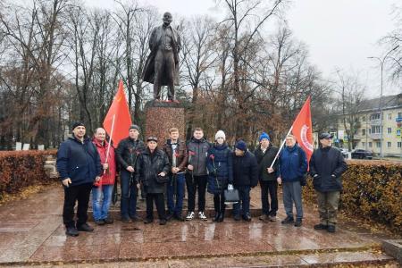 В Ленинградской области отметили годовщину Великого Октября