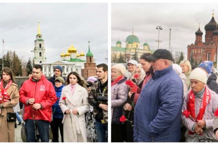 Тульские коммунисты отпраздновали годовщину Великого Октября
