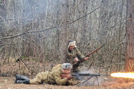 В Нижегородской области реконструировали сражение за высоту 224,1