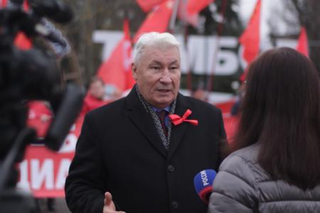 Тамбовские коммунисты отметили годовщину Великого Октября