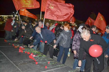 Воронежская область. Под Красным Знаменем Октября – к победе социализма!