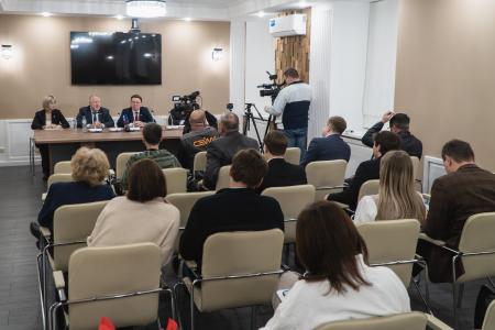 Курская область. В Доме журналистов состоялась пресс-конференция КПРФ